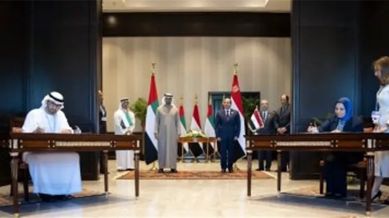 اتفاقية لإنشاء أحد أكبر مشاريع طاقة الرياح بين مصر والامارات