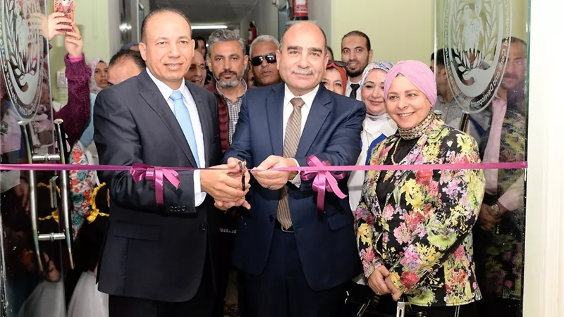 رئيس جامعة المنصورة يفتتح المرحلة الأولى من أعمال مركز رعاية الطفولة