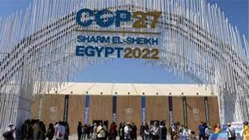 رحلة منتدى شباب العالم فى جلسة نقاشية بالمنطقة الخضراء COP27