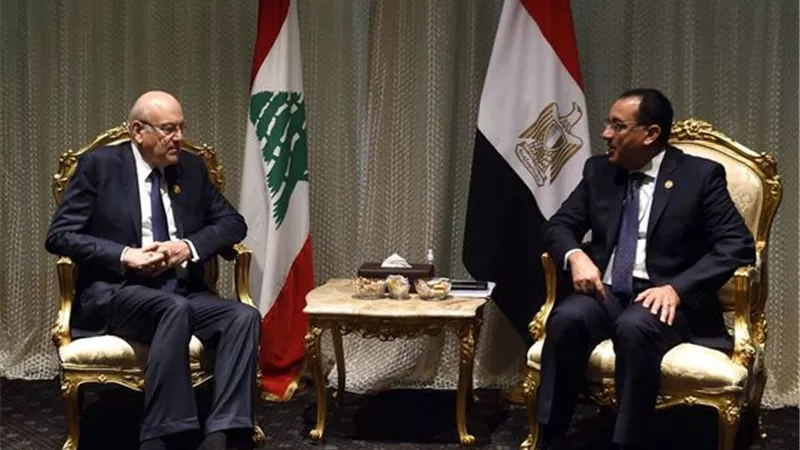 ميقاتى: سرعة استجابة الرئيس السيسى لاحتياجات لبنان يشعرنا دوماً بأن هناك سندا قويا لبلدنا