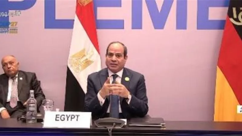 الرئيس: مصر أطلقت استراتيجية الطاقة المتكاملة والمستدامة منذ عام 2016