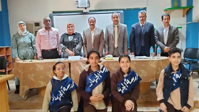 فوز مدرسة الجهاد علي كفر عبيان الجديدة وتصعيدهما