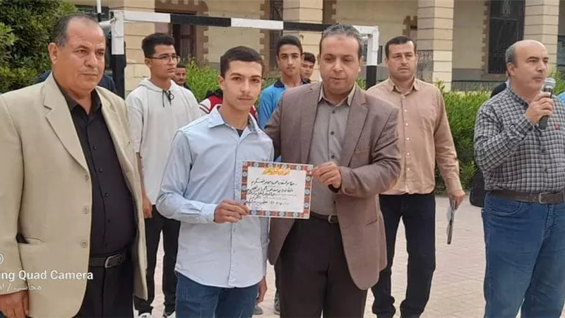 السعيد يتابع مدرستى الشهيد محمود منير والاعدادية بنات بفاقوس
