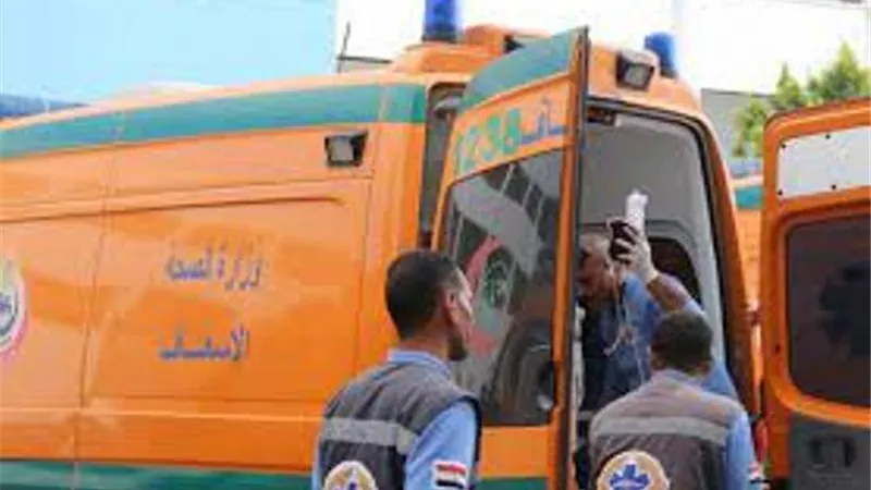 الصحة: الدفع بـ25 سيارة إسعاف لموقع تصادم قطار مع أتوبيس بالشرقية