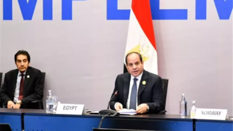 السيسي ورئيس وزراء بلجيكا يطلقان