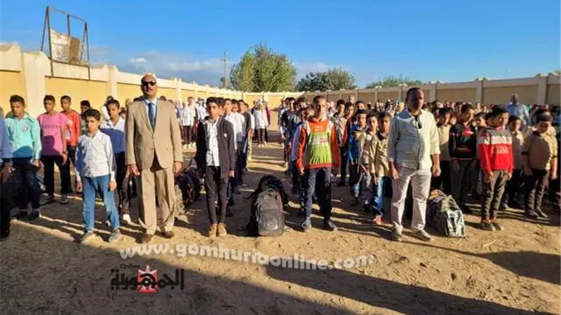 الفولى يزور مدرسة عزبة يوسف علما ومشيرف البعيدتين عن أنظار المتابعة