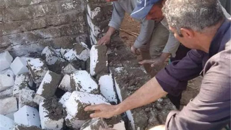 إزالة ٤ حالات تعدى على الأراضى الزراعية بالمنيا