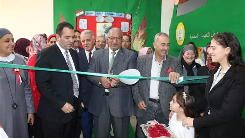 أفتتاح معرض التغيرات المناخية بمدرسة سان جورج ببنى سويف