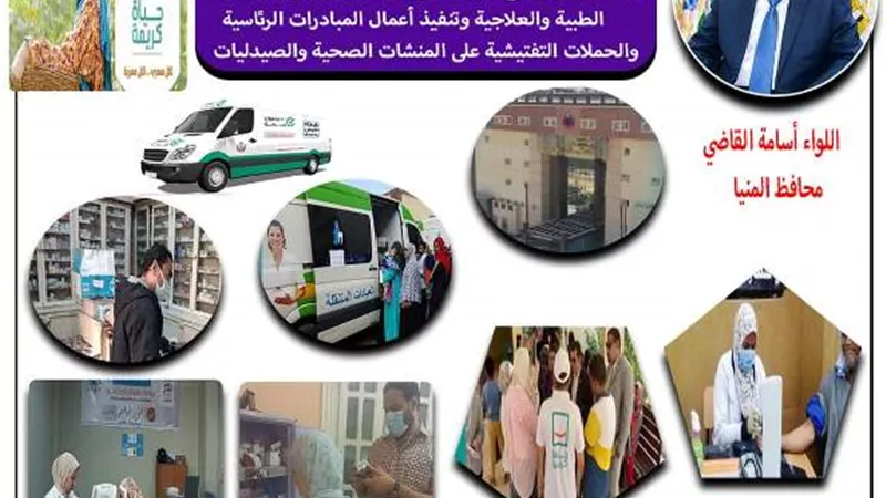 تقديم الخدمات الصحية لـ 18 ألف سيدة بالمنيا خلال شهر أكتوبر الماضى