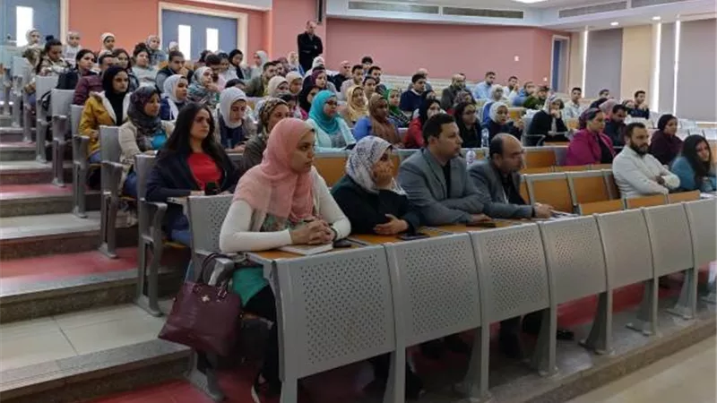 جامعة بدر تعقد ورشة عمل للتعرف على بنك المعرفة ومعايير البحث.. صور