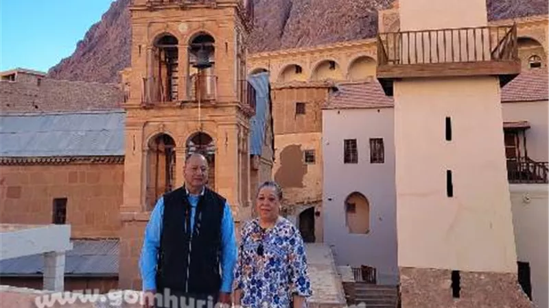 منطقة آثار سانت كاترين تستقبل عدد من الوفود المشاركة بمؤتمر المناخ