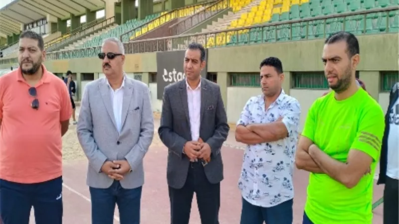 الصبروط يتابع تدريبات المشروع القومى للموهبة والبطل الاولمبى