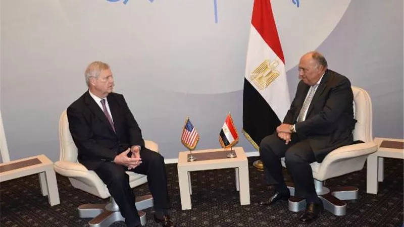 الوزير شكري رئيس COP27 يستقبل وزير الزراعة الأمريكي