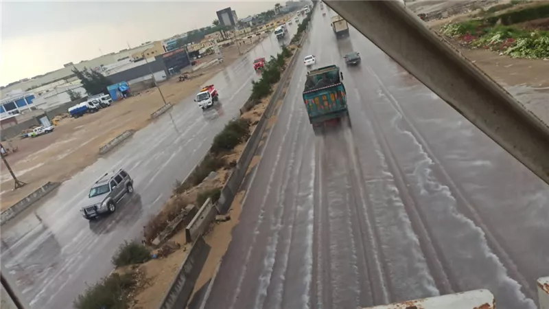 امطار غزيره بغرب الاسكندريه