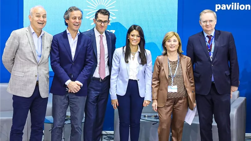 لقاءات مكثفة لوزيرة التعاون مع الشركاء الأوروبيين في قمة المناخ