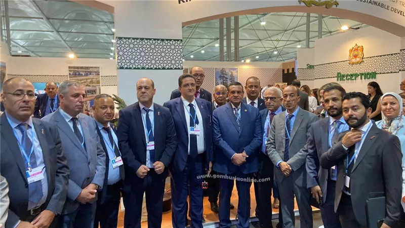 اللواء هشام أمنة يزور جناح المغرب في قمة المناخ بشرم الشيخ