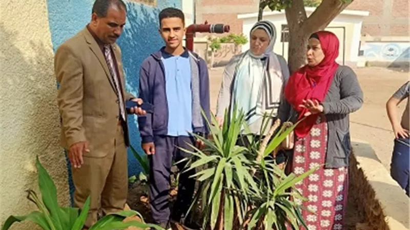 تعليم الخانكة ينفذ مبادرة اتحضر للأخصر داخل المدارس