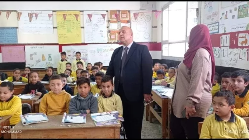 وكيل تعليم دمياط يواصل جولاته المفاجئة بالمدارس