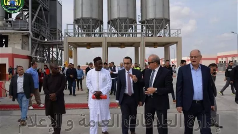 وفدًا إفريقيًّا يزور مشروع صوامع أبوصوير بالإسماعيلية