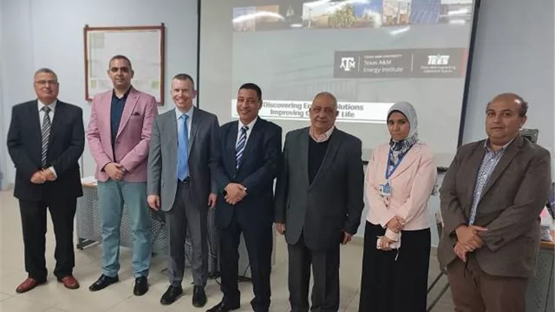 أسباب زيارة وفد جامعة تكساس لكلية الهندسة فى جامعة بدر.. بالصور