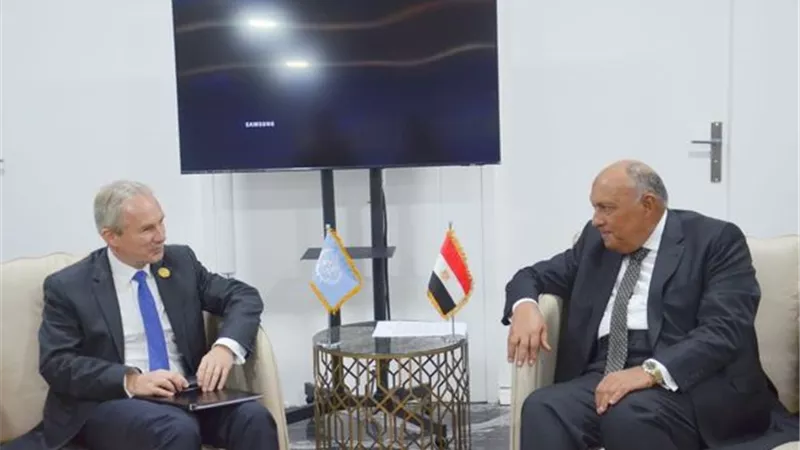 وزير الخارجية يستقبل رئيس الجمعية العامة للأمم المتحدة