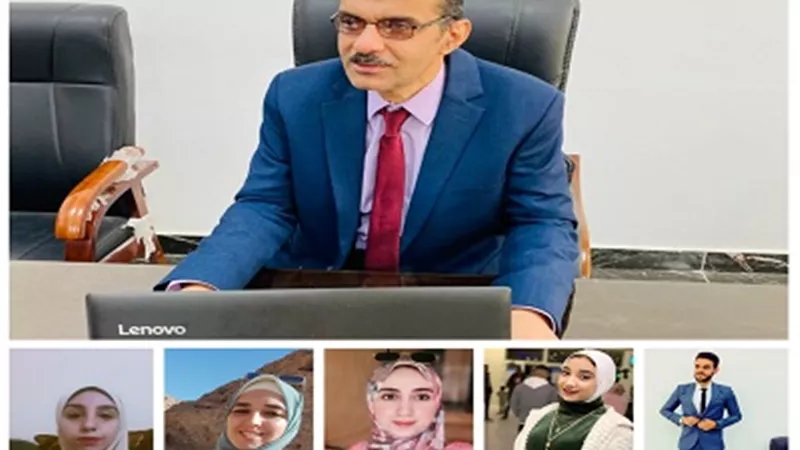 قسم اللغة الإنجليزية بآداب العريش يبعث رسالة إلى العالم..فيديو