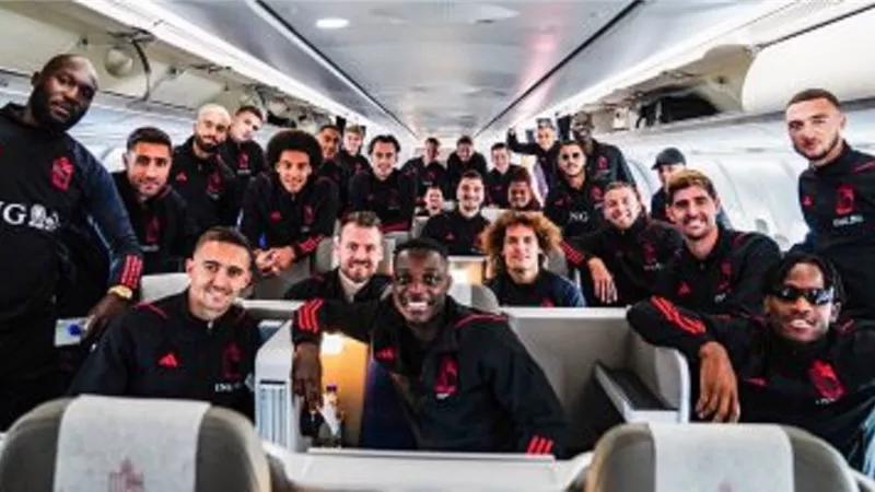 بعثة منتخب بلجيكا تتوجه الى الكويت استعدادا لمواجهة مصر الجمعة