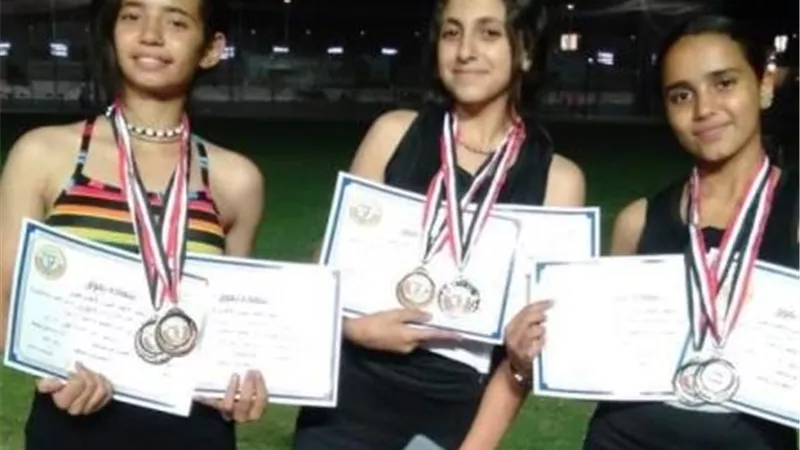 طالبات الاسكندرية يحصدن الميداليات فى بطولة الجمهورية لألعاب القوى
