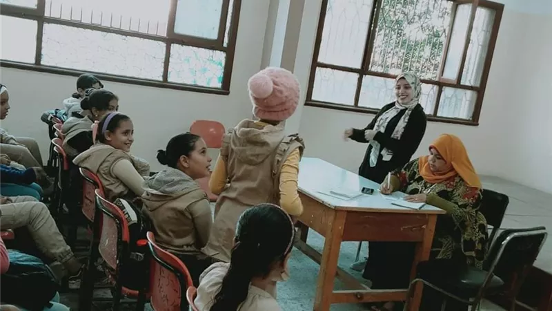 تعزيز مفهوم ترشيد المياه لدى طلاب المدارس بنى سويف