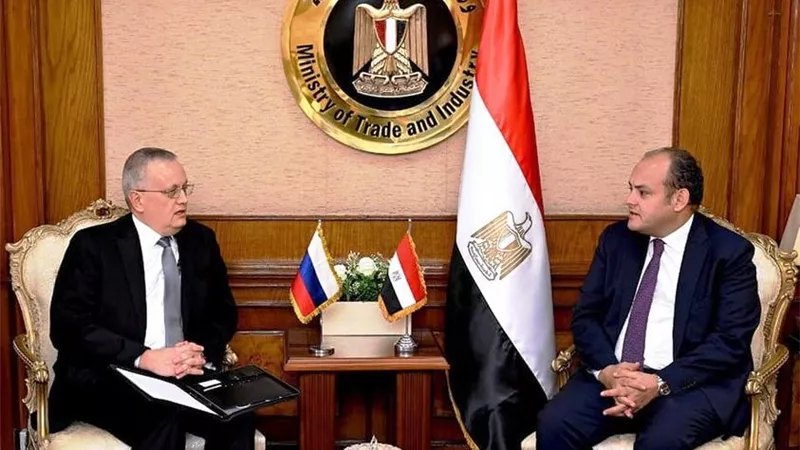 وزير التجارة يتابع إنشاء المنطقة الصناعية الروسية فى مصر