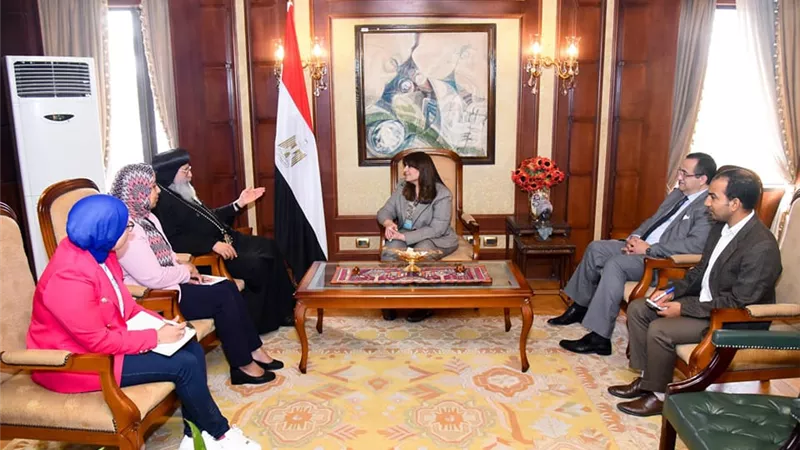 وزيرة الهجرة: حريصون على الاهتمام بالتواصل مع رموزنا الدينية بالخارج