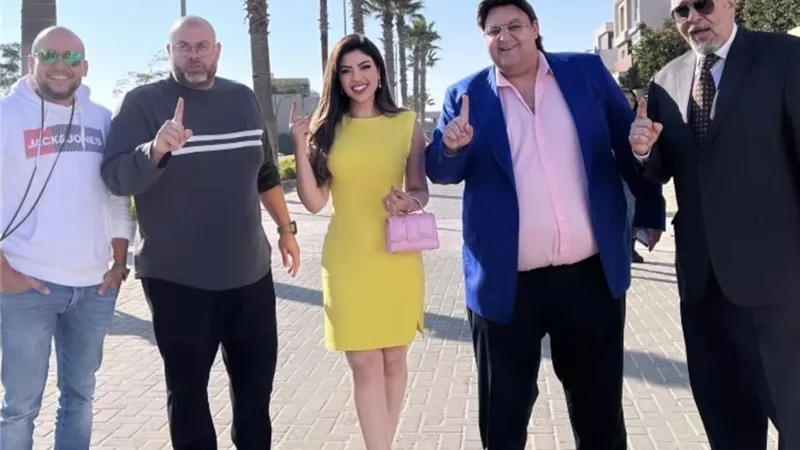 شيكو وهشام وفتحى وثروت فى 