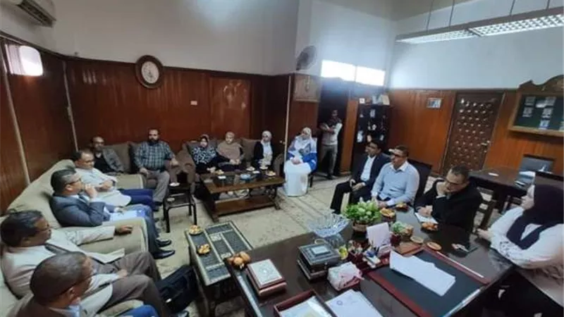 زيارة محاكاة من مركز ضمان الجودة لكلية العلوم بجامعة بني سويف
