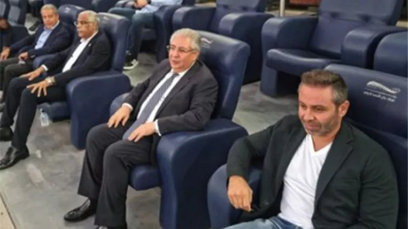 علام والسفير المصري يدعمون الفراعنة بختام الاستعداد لودية بلجيكا