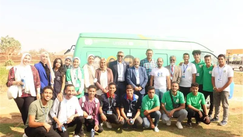 جناح قافلة الشباب والمناخ بالمنطقة الخضراء يستقبل المغامر علي عبده