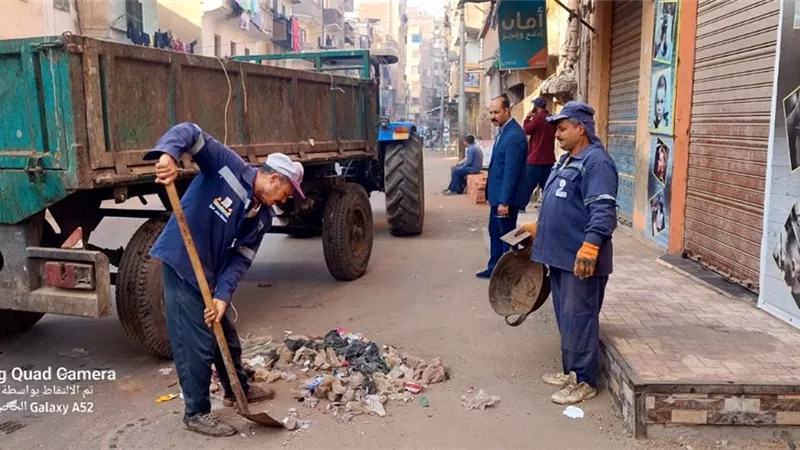 محافظ كفر الشيخ : حملات نظافة وتجميل ب14 مدينة ومركز ورفع 2000 طن