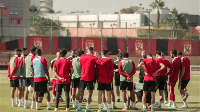 تفسيمة قوية فى مران الأهلى .. وراحة للاعبين غدا
