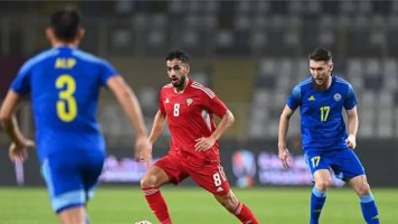 بصافرة محمود البنا .. الإمارات تفوز على كازاخستان 2 - 1 وديا
