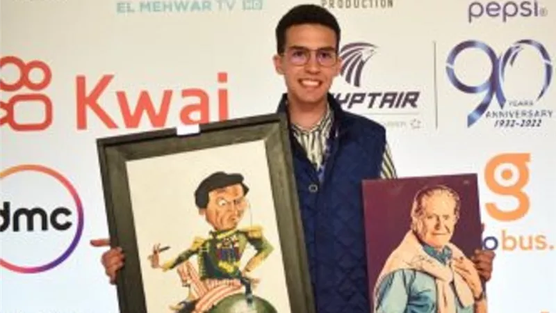 حفيد احمد خليل يثير الجدل بمهرجان القاهرة السينمائى .. صور