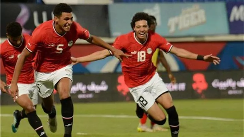 منتخب مصر الأولمبى يهزم المغرب بثنائية ودياً