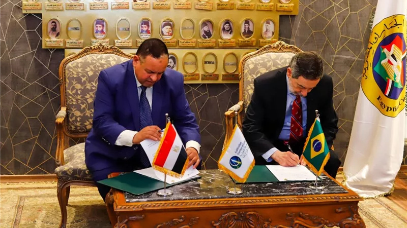 الجمارك المصرية والعربية البرازيلية يوقعان خطة عمل لتبادل المستندات