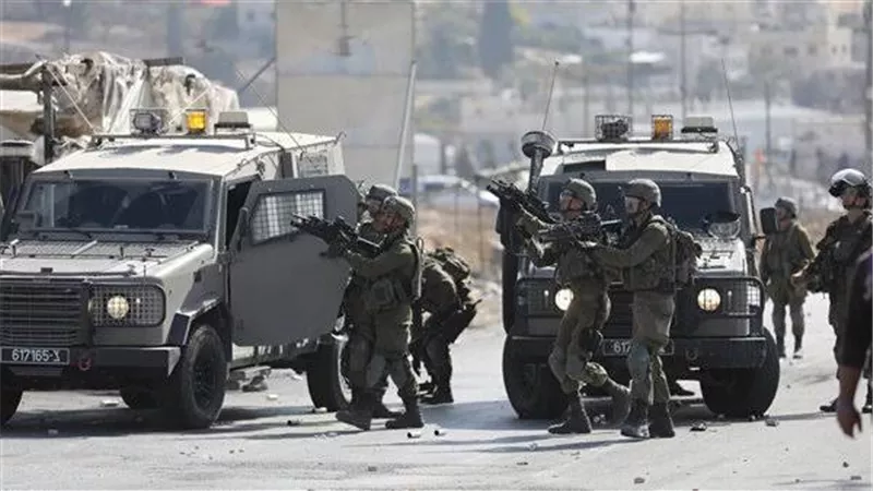 قوات الاحتلال تقتحم منطقة الهدف فى مخيم جنين