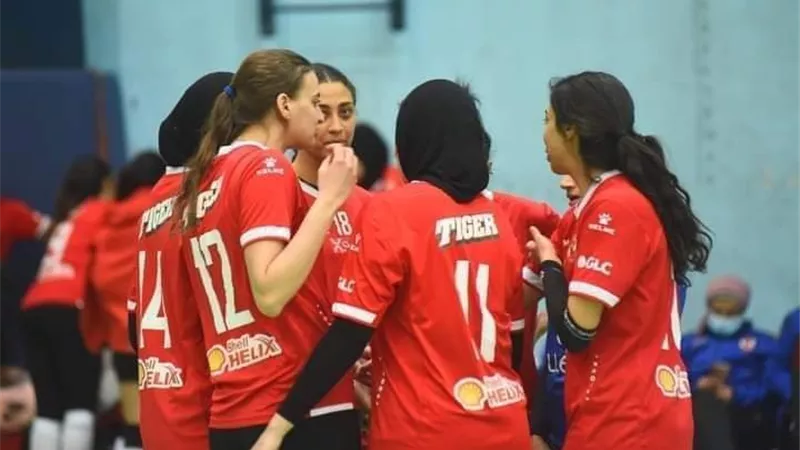 دورى سيدات الطائرة .. الأهلى يهزم أصحاب الجياد