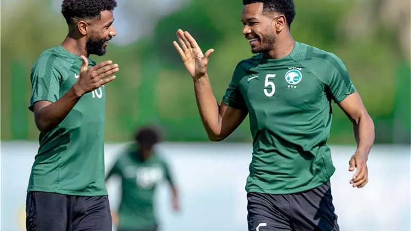 المنتخب السعودى يختتم استعداداته لمواجهة الأرجنتين بمونديال قطر غدا
