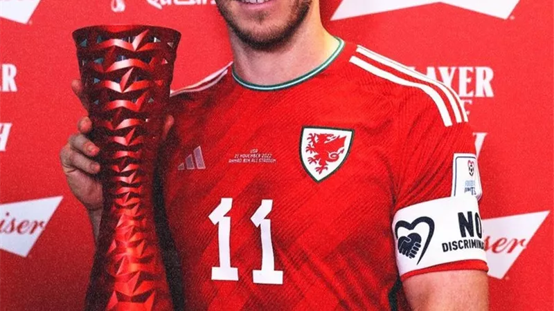 جاريث بيل يحصد جائزة رجل مباراة ويلز وأمريكا فى كأس العالم