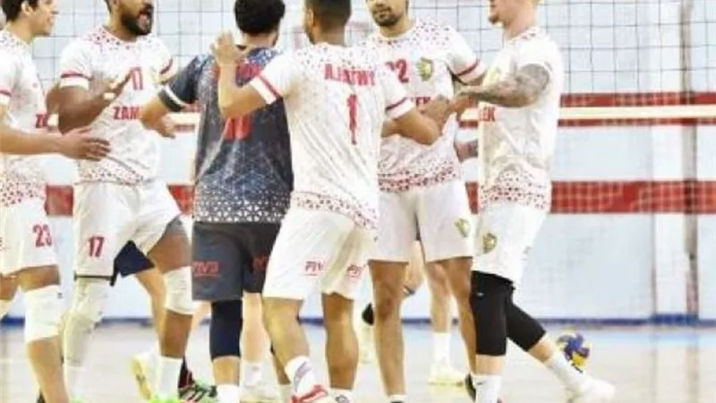 الزمالك يفوز على سموحة بدورى الكرة الطائرة بثلاثية نظيفة