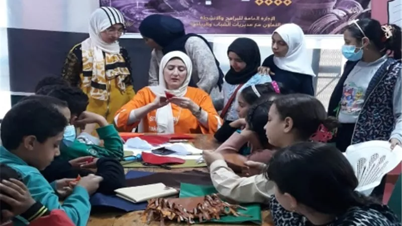 تنفيذ برنامج الحرف التراثية بالشباب والرياضة بالقليوبية.. صور