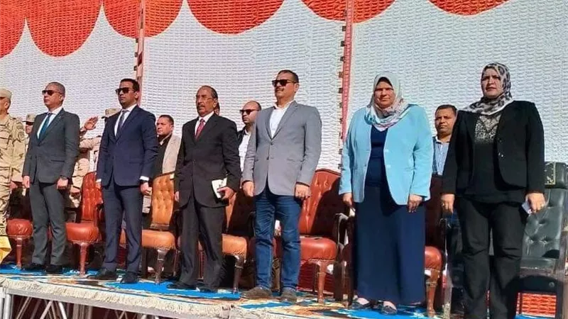 محافظ الفيوم وقرني وعريق في مدرسة الشهيد البحيرى الصناعية العسكرية