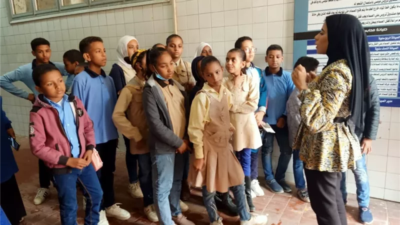 ندوة للتوعية بأهمية ترشيد إستهلاك المياه بمدرسة النمسا الثانوية