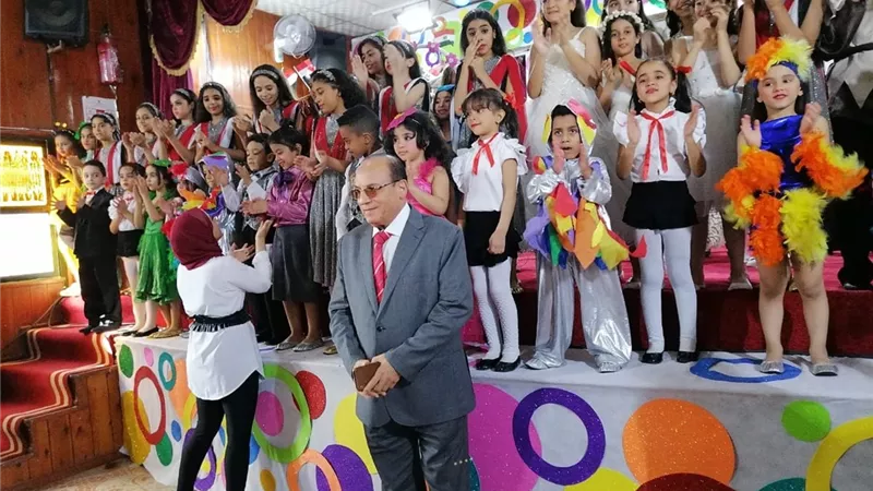النائب الحسيني ومدير تعليم بولاق يحتفلوا مع طلاب الصفابأعيادالطفولة